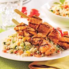 Brochette de saumon asiatique (12 unités)